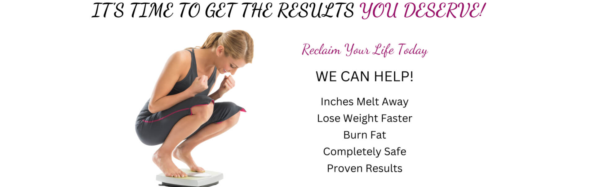 Weight loss banner for Hands of Time Weight Loss in Harrogate, TN