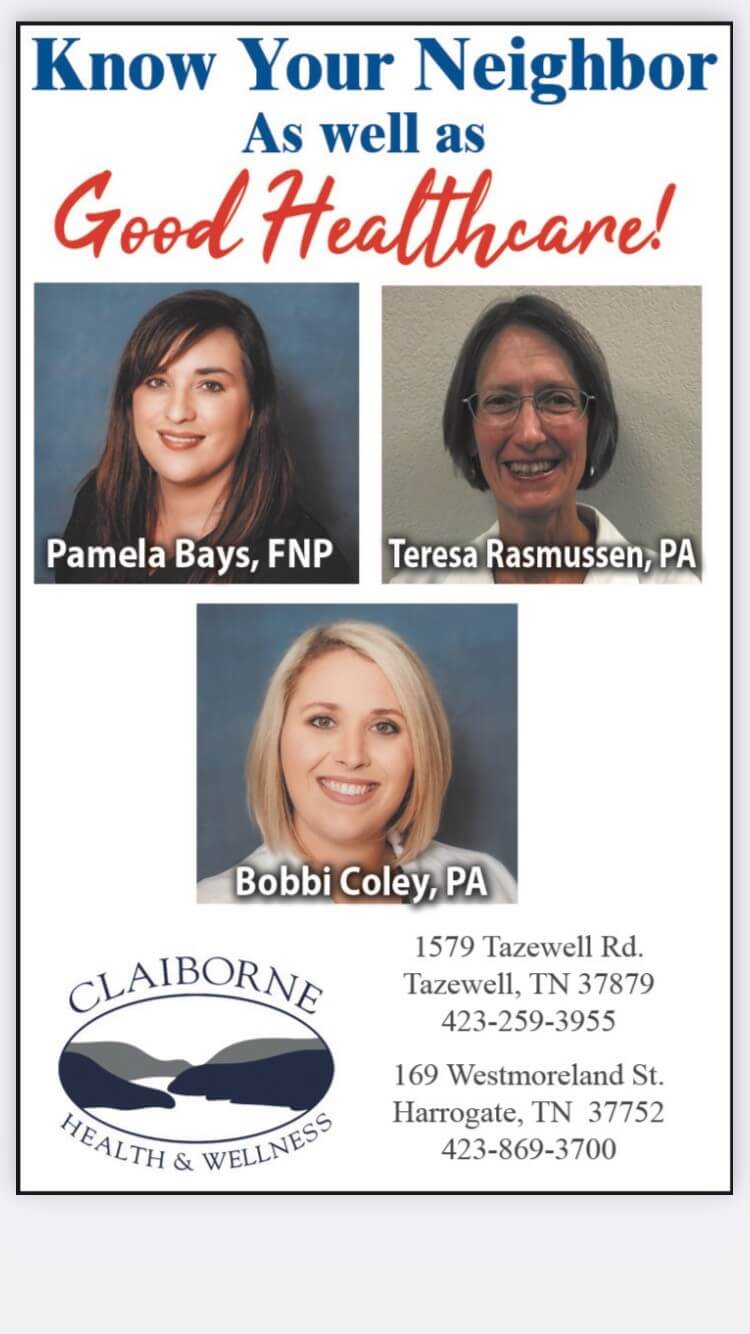 Home Claiborne Health & Wellness Harrogate, TN Claiborne Health & Wellness